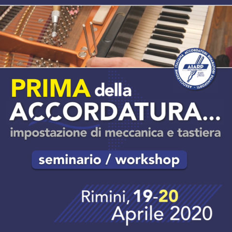 Prima dell'accordatura | Corso tecnico aprile 2020